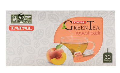Tapal Tropical Peach Green Tea Bags 30-Pack (4803595698261)
