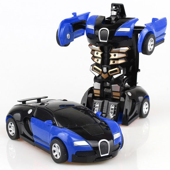 Transformer Light and Sound Car with Automatic Converting to Robot and Car for Kids (4840605253717)