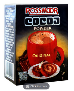 Rossmorr Cocoa Powder, Original, 100g (4804264165461)