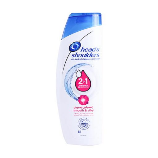 Head & Shoulders 2in1 Shampoo+Conditioner Smooth & Silky 360ml (4831169773653)