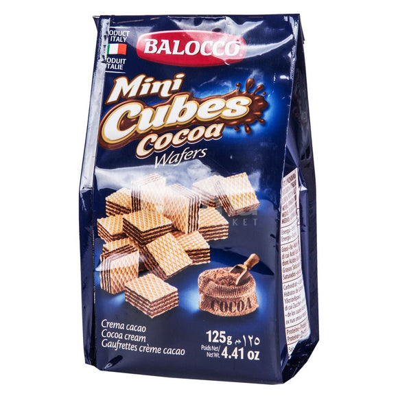 Balocco Mini Cubes Cocoa Wafers 125g (4625734074453)