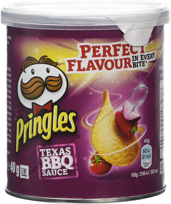 Pringles Potato Crisps, Barbeque Flavor, 40g (4751033761877)