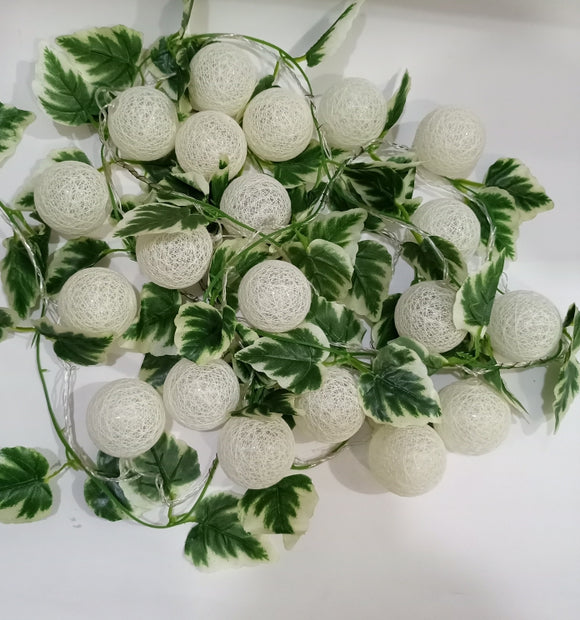 White Led roses with leaf string fairy light - Fairy Rose Flower Light String Battery/USB Powered Christmas Holiday Decoration Lamp for Valentine Wedding Garland light weighted , high quality , export item (4838745210965)