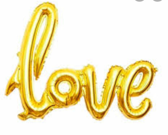 LOVE Foil Balloons 18 Inches Size (4838064357461)