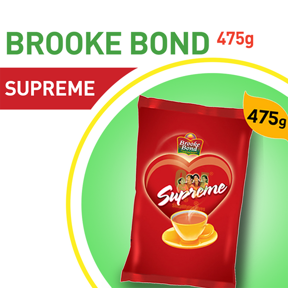Brooke Bond Supreme Tea Pouch Chai Patti 475gm (4623770615893)