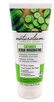 Naturalium Fresh Skin Cucumber Scrub Invigorating, All Skin Types, 175ml (4760541724757)