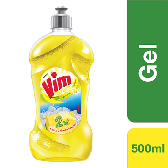 Vim Dishwashing Gel 500ml (4835897573461)