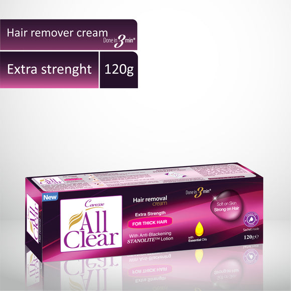 All Clear Hair Remover Cream (Extra Strength) 120gm (4834528395349)