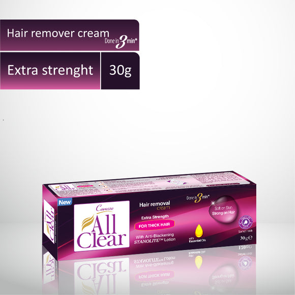 All Clear Hair Remover Cream (Extra Strength) 30gm (4834528952405)