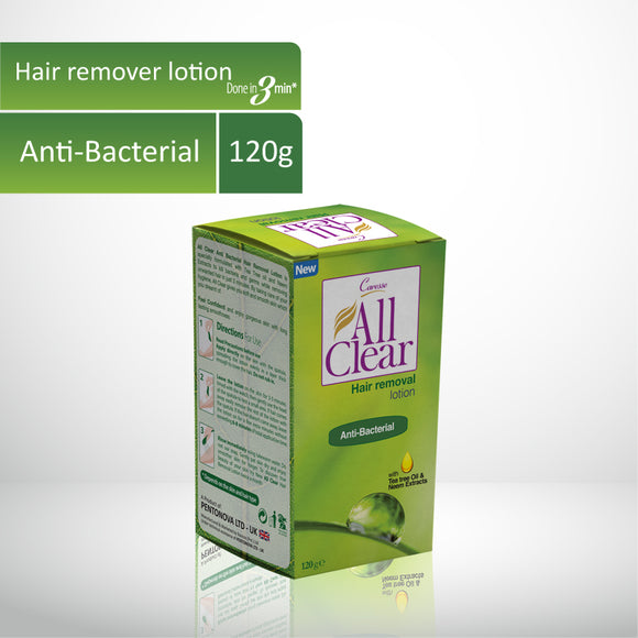 All Clear Hair Remover Lotion Large (Antibacterial) 120gm (4834526789717)