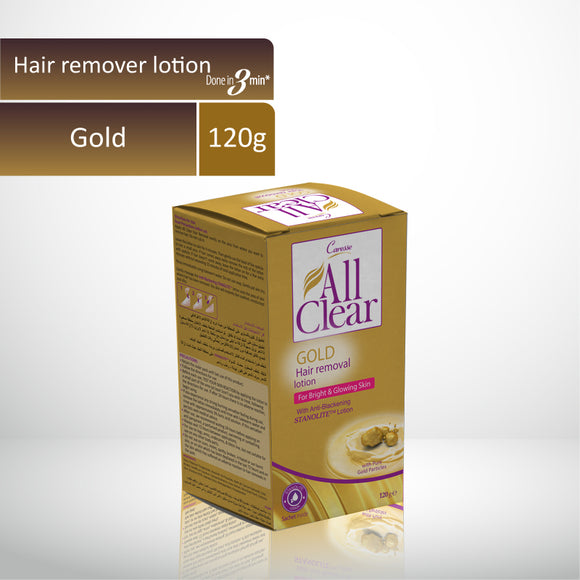 All Clear Hair Remover Lotion Large (GOLD) 120gm (4834527051861)