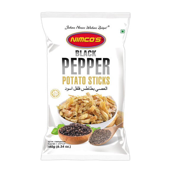 Nimo Black Pepper Potato Sticks 180g (4703474712661)