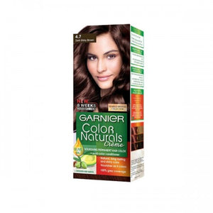 Garnier Color Naturals Hair Color 4.7 Dark Shiny Brown (PAK) (4627811237973)
