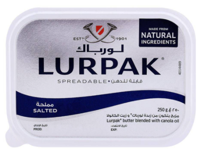 Lurpak Salted Spreadable Butter 250g (4802466152533)