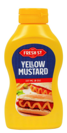 Fresh Street Yellow Mustard, 237ml, Pet Bottle (4803057090645)