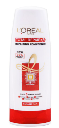 L'Oreal Paris Total Repair 5 Repairing Conditioner, For Damaged Hair, 175ml (4614228213845)