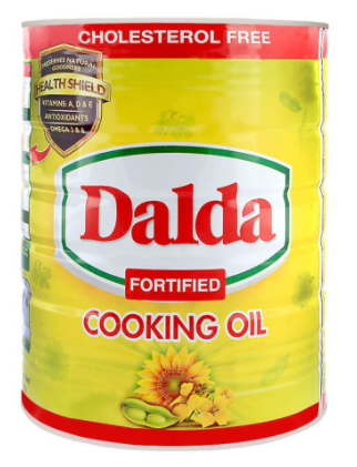 Dalda Fortified Cooking Oil 5 Litres Tin (4804282450005)