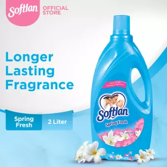 Softlan Fabric Softener Floral Fantasy Blue 2 Litre (4835930439765)