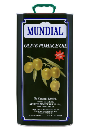 Mundial Olive Pomace Oil 4 Litres (4804843274325)