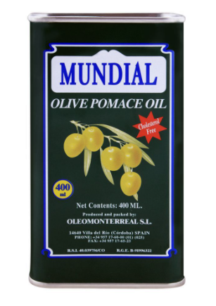 Mundial Olive Pomace Oil 400ml (4804844322901)