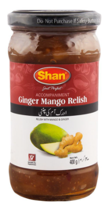 Shan Ginger Mango Chutney 400gm (4803552673877)