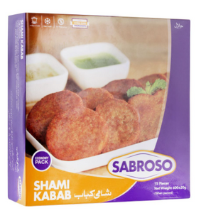 Sabroso Chicken Shami Kabab, 15 Pieces, 600g (4801457127509)