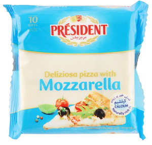 President Mozzarella Cheese Slices, 10-Pack (4802267414613)