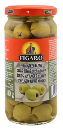 Figaro Pitted Green Olives, 240g (4803101032533)