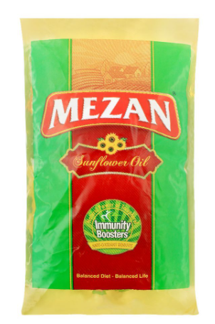 Mezan Sunflower Oil Pouch 1 Litre (4804833902677)