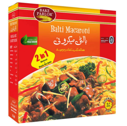 Bake Parlor Balti Macaroni 250gm Box (4803126755413)