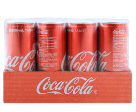 Coca Cola Can Local 250ml, 12 Pieces (4804328652885)