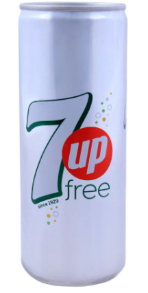7UP Free Can (Local) 250ml (4804289855573)