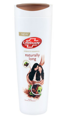 Lifebuoy Naturally Long Amla Reetha & Shikakai Strength Shampoo, 175ml (4809488564309)
