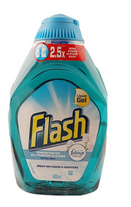 Flash Concentrated All Purpose Liquid Gel Cotton Fresh 400 ml