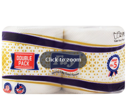 Fay Toilet Tissue Roll, Twin Pack (4806423838805)
