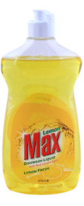 Lemon Max Dishwash Liquid, Lemon Fresh, 475ml (4807104626773)