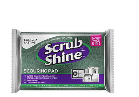 Scrub Shine Scouring Pad Large (3 In 1) 1 Piece