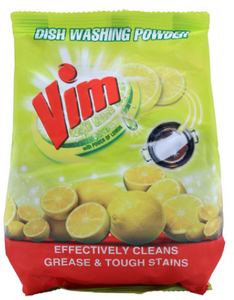 Vim Dish Washing Powder, With Lemon, Bag, 450g (4807106691157)