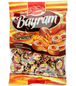 Evliya Bayram Caramel Candy, 350g Pouch (4808634105941)