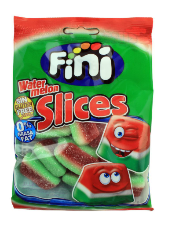Fini Watermelon Slices Jelly, Gluten Free, 80g (4808665301077)