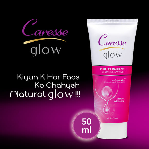 Caresse Glow Perfect Radiance Whitening Face Wash 50ml (4834511913045)