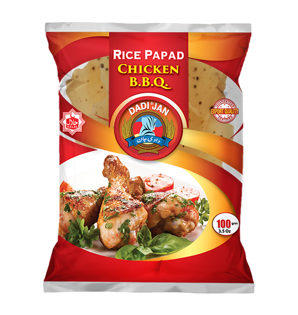 Dadi Jan Rice Papad Chicken B.B.Q 100gm (4655431712853)