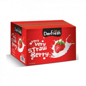 Dayfresh Flavoured Milk Strawberry 235ml Pack of 12 (4611860987989)
