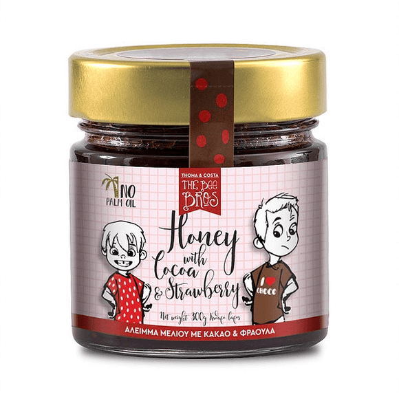 The Bee Bros Honey Spread With Cocoa & Strawberry 300g (4752005496917)