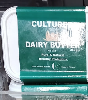 Culture Dairy Butter Pure and Natural Unsalted  Pure and Natural 250GM