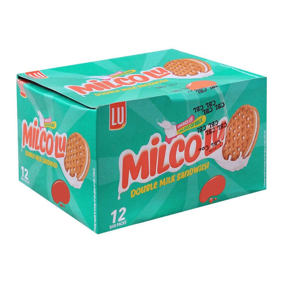 LU Milco Milk Sandwich Biscuits 12 Bar Packs (4694306095189)