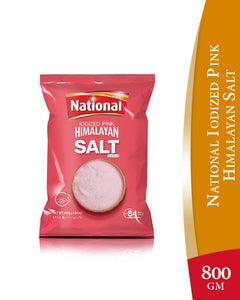 National Iodized Pink Himalayan Salt 800gm (4658233442389)