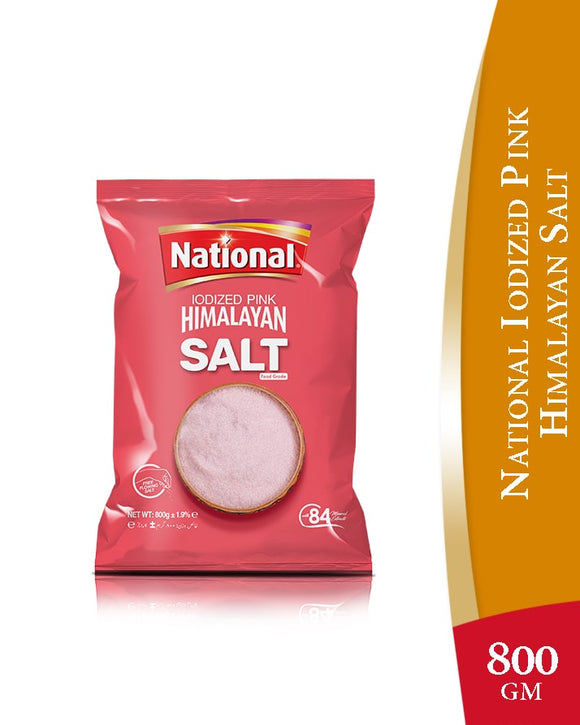 National Iodized Pink Himalayan Salt 800gm (4658233442389)