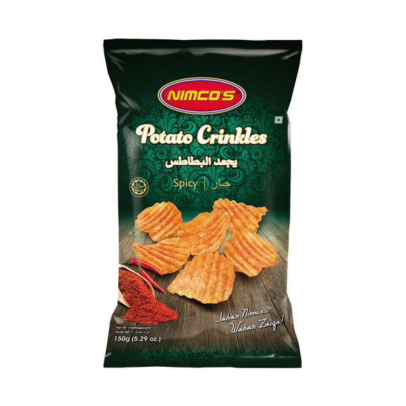 Potato Crinkles Spicy 150gm (4703450857557)