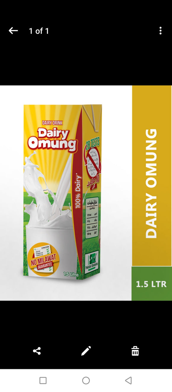 Dairy Omung Milk 1500ml